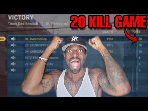 MY 1ST 20 KILL GAME ON CALL OF DUTY MODERN WARFARE