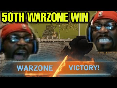 FINALLY WON MY 50TH WARZONE WIN!! OMG THIS WAS STRESSFULL!! CALL OF DUTY MODERN WARFARE